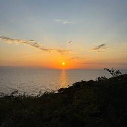 Und klaro: Sonnenuntergang vom Feinsten.