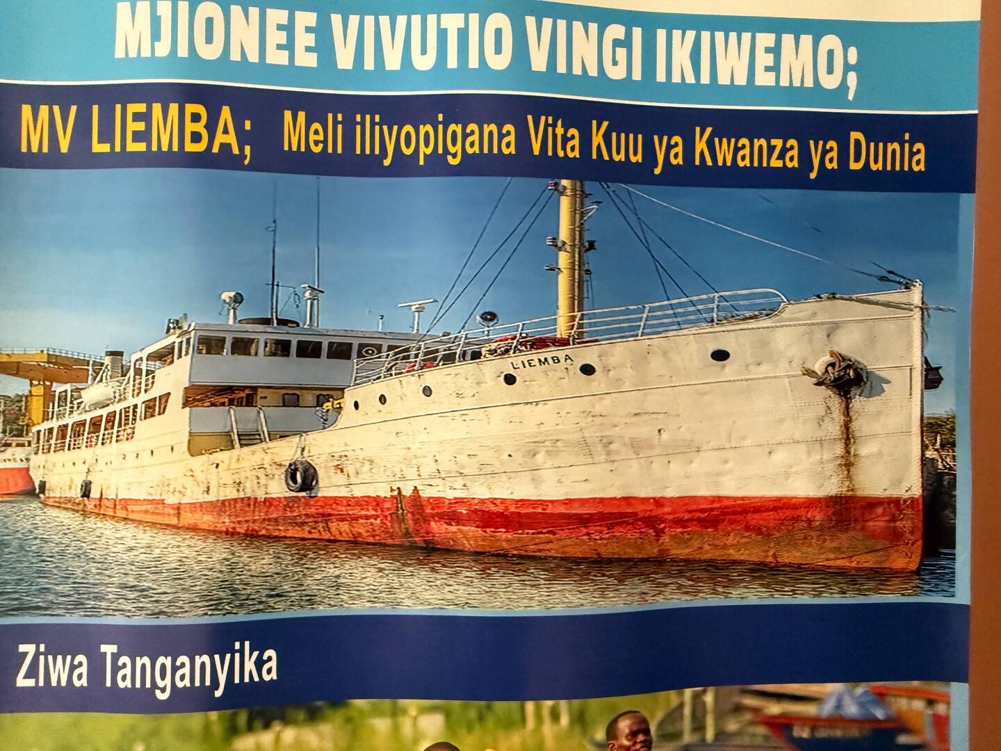 MV Liemba -ehemals die MV Goetzen- Schlachtschiff-Passagierschiff-Rettungsschiff