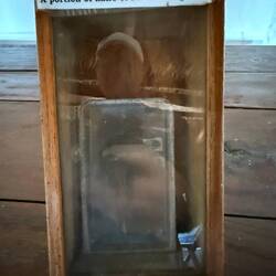 Nicht nur die kath. Kirche kann das! Reliquien! Hier: Eine Haarlocke von Livingstone.