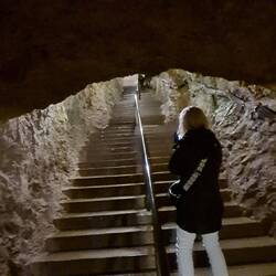 Und dann wieder hoch ins Freie