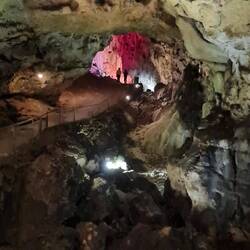 Im Hintergrund Lichtspiele