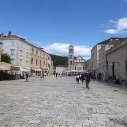 Central square in Hvar