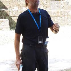 Dieter in voller Aktion...