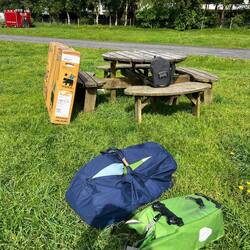 Time to turn this back into a cycle camping setup.