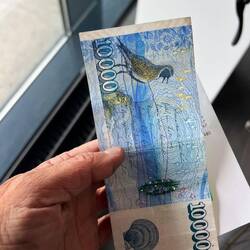 I withdrew 10000 Islandic Krona... and ended up with just a single note :-(