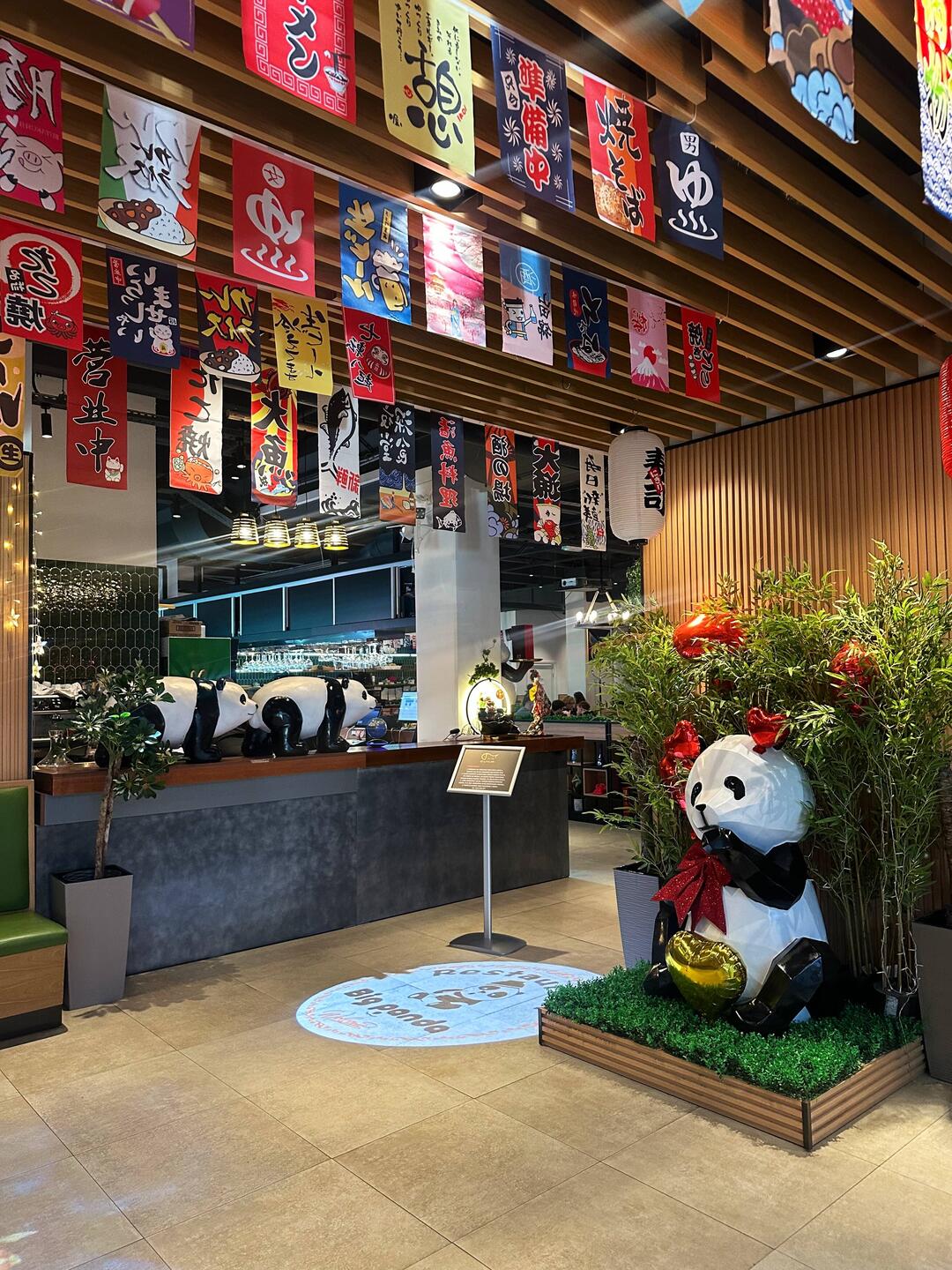 Pandas wohin das Auge reicht