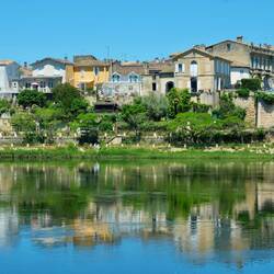 Ausblick beim Mittagessen.