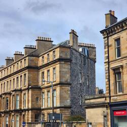 Heading into Edinburgh proper this morning