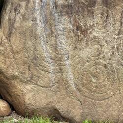 Rock art on "kerbstones" of Knowth