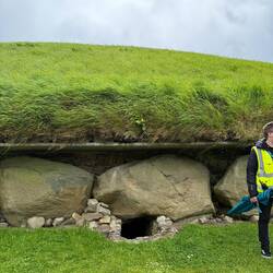 One entrance into Knowth