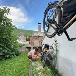 Schaltung richten und Kette schmieren