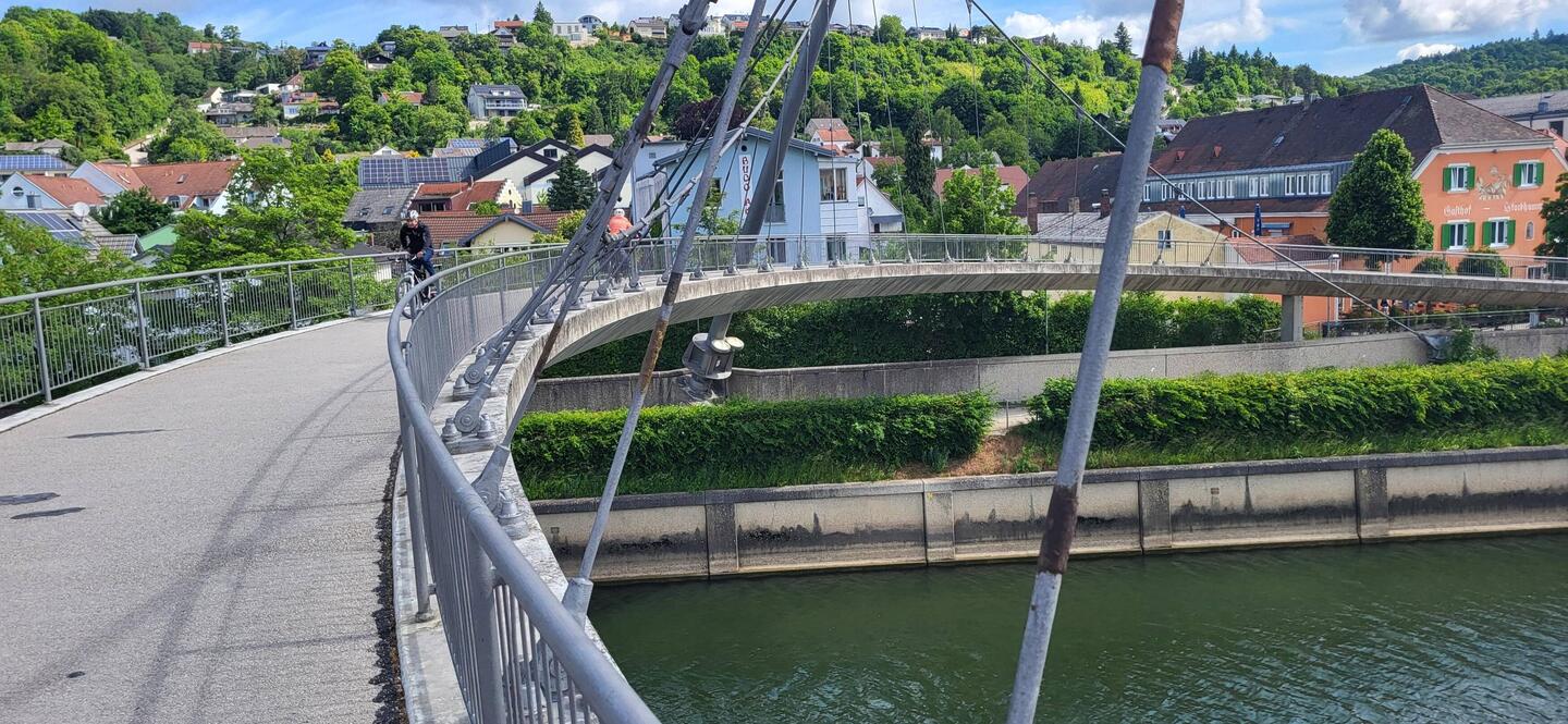 Fahradbrücke in Kehlheim