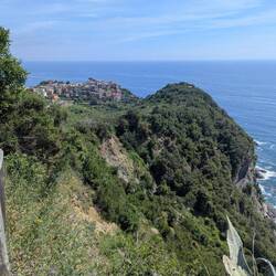 Blick zurück auf Corniglia