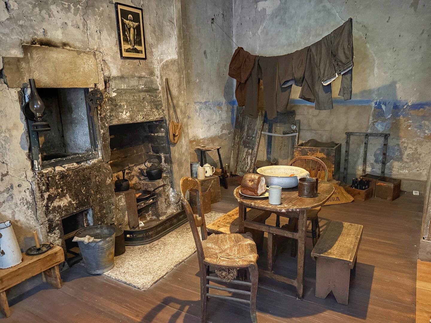 A typical room a family would have lived in