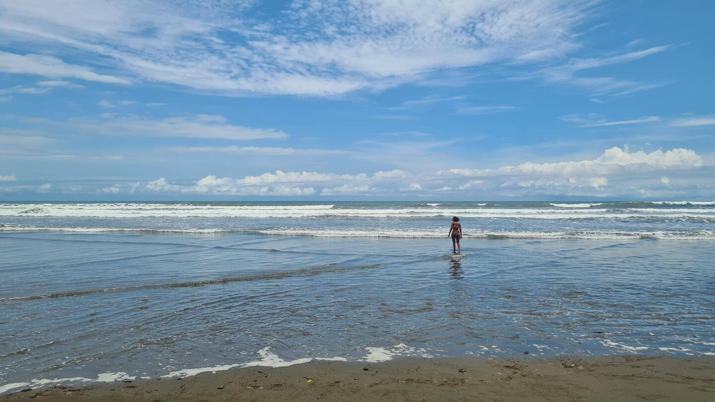 In Uvita am Strand