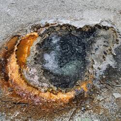 Ein Geysir schaut dich an...