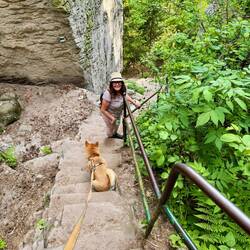 Es sind endlose Stufen rauf und runter.