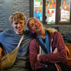 Mit Karl - Sohn eines alten Schulfreunds