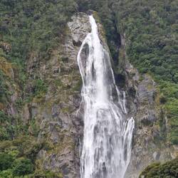 Waterfalls in Milford sound