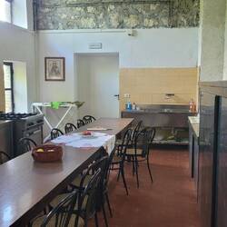 nach gemeinsamem Kochen und essen