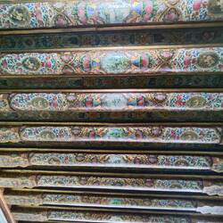 Bagh-e Naranjes: bemalte Holzdecke