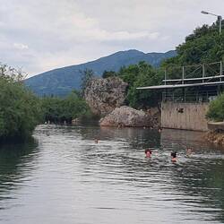 Die Thermalquelle - hier habe ich mich ausgiebig aufgewärmt