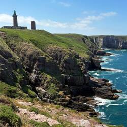 Blick zur Spitze vom Cap und auf den Leuchturm