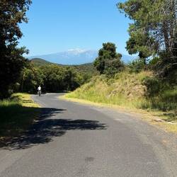 Kurz danach ging dann die lange Abfahrt los.