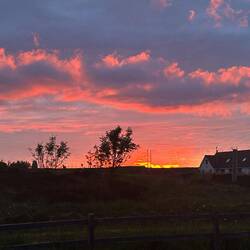 Sonnenuntergang um 22.30 🌅