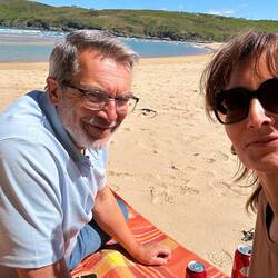 Picknick am Sandstrand