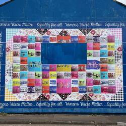 Mural in Protestant neighborhood