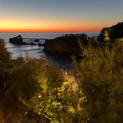 Pedestrian walkway out to the rocks