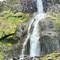 Waterfall over basalt columns