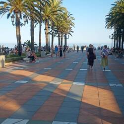 Das ist der balcón de Europe von oben