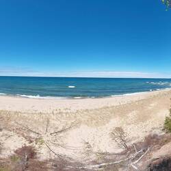 Lookout auf Lake Superior.