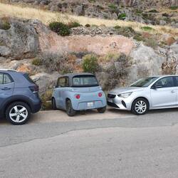 It was difficult to find a park. A small car like this would be useful.