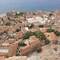 Looking down to the lower town.