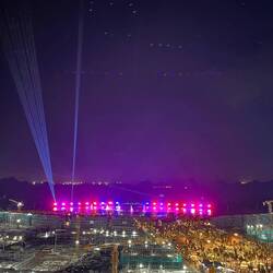 Blinding light show