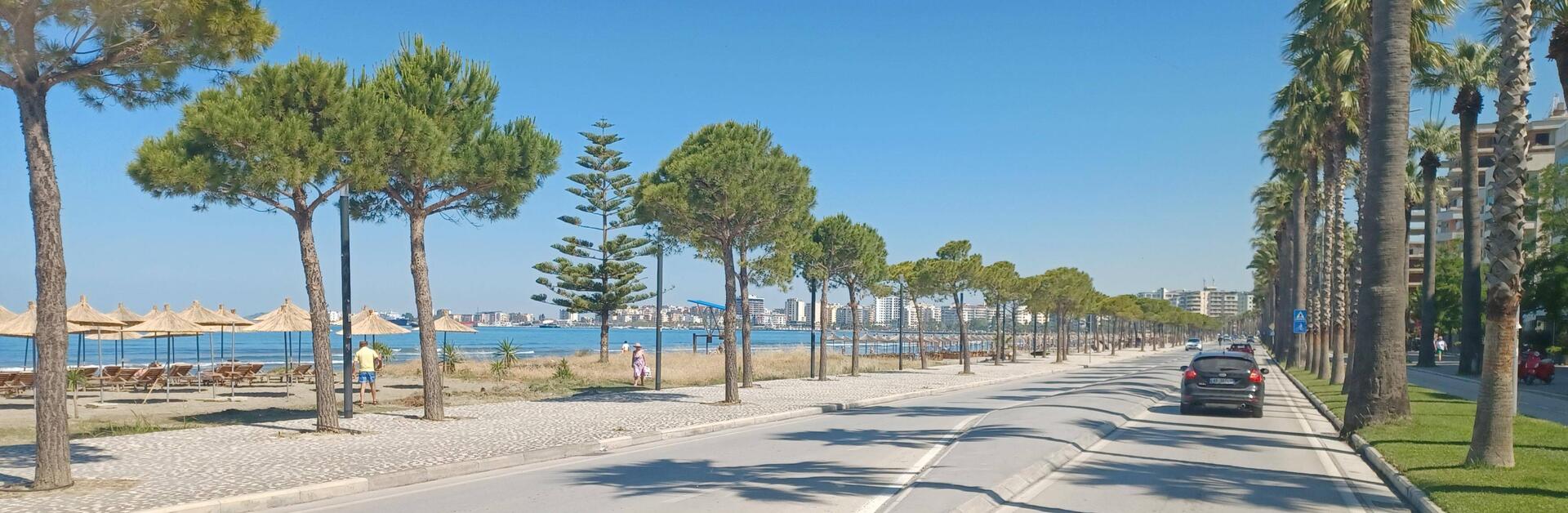 In Vlora ist die Promenade wie in Nizza 👌👍 das in Albanien
