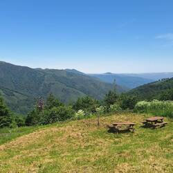 It was a MASSIVE climb today, even this doesn't do it justice! We just kept going UP!!