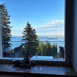 Vista tavolo ristorante