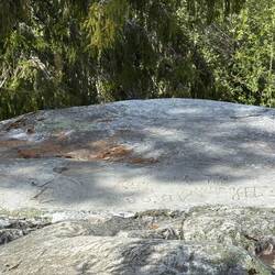 Parco di Koli - pietra sacrificale