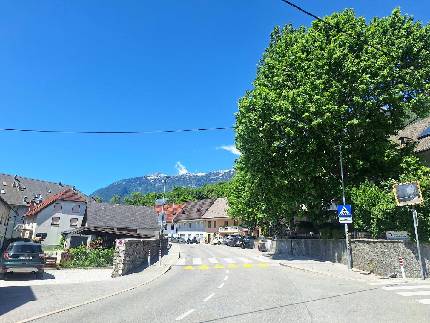Hauptstraße durch Bovec