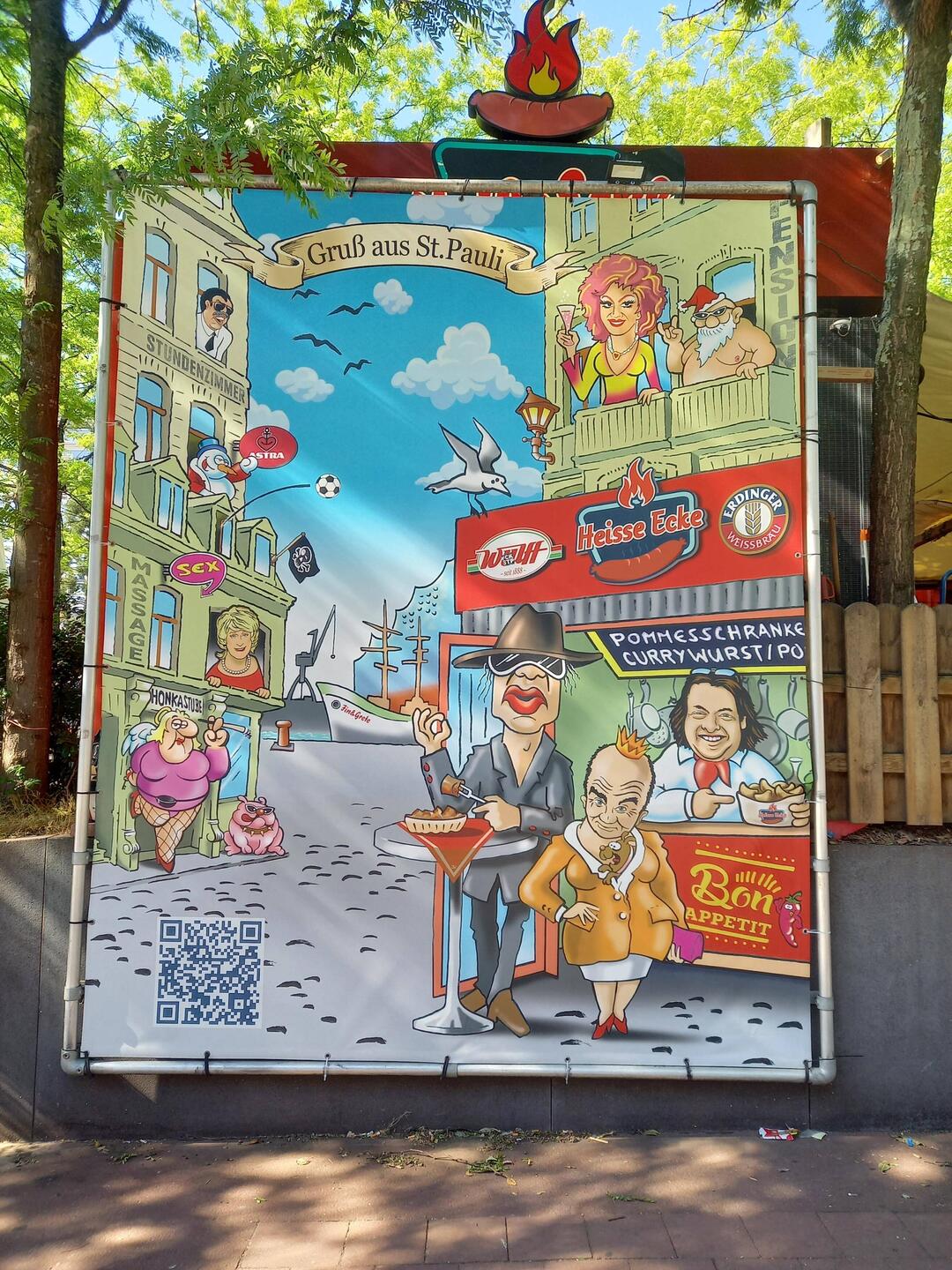 das Plakat sagt fasst alles zu St. Pauli