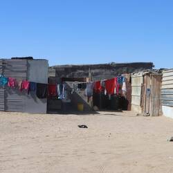 ...der Großteil der Beförderung arbeitet in den Minen rund um die Stadt