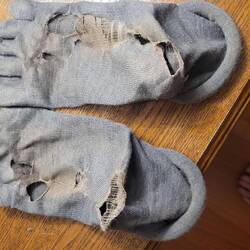 haben mich weit getragen, meine injinji-Socken 👍🤭