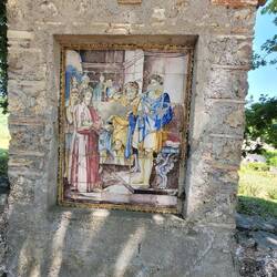 erste Station des Kreuzweges