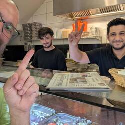 Jetzt noch Stammdöner von Wissam abgeholt