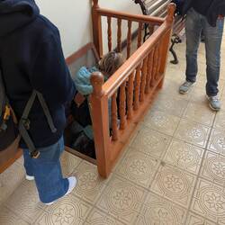 Zugang zu Tunnel wo Sklaven früher Illegal eingeführt wurden