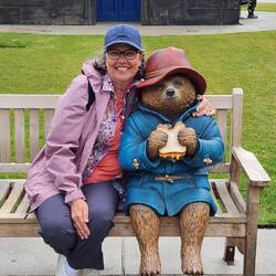 Me and my friend Paddington Bear